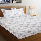 180 TC Cotton Double Bedsheet with 2 Pillow Covers, , small image number null