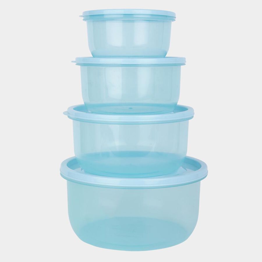 Plastic Container, Set of 4 - 360 ml | 680 ml | 1100 ml | 1800 ml, , large image number null