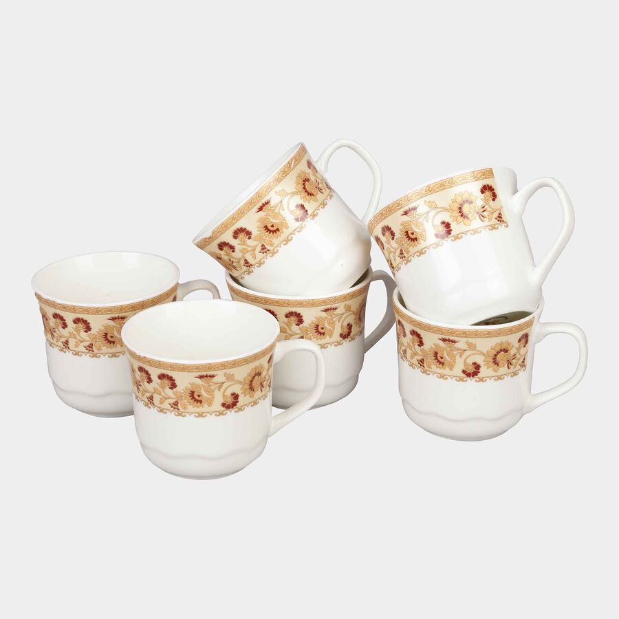 160 ml Bone China Mug, Set of 6, , large image number null