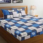 110 GSM Microfiber Double Bedsheet with 2 Pillow Covers, , small image number null