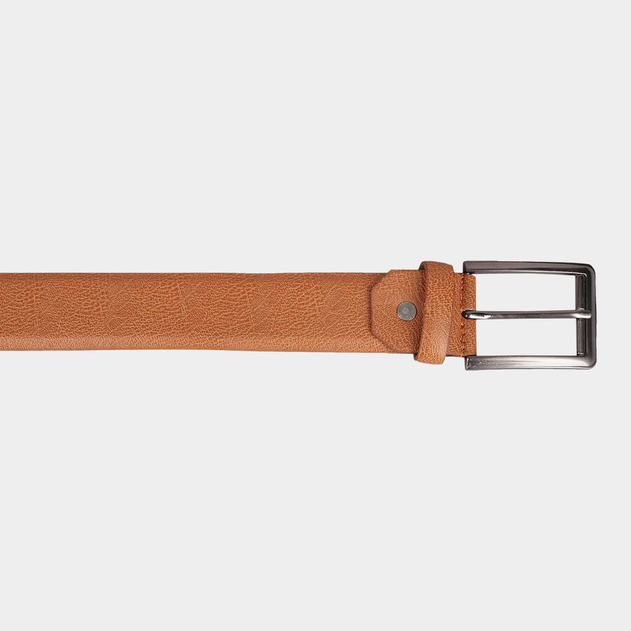 Men's Tan Polyurethane Casual Belt, 42 in. Waist, , large image number null