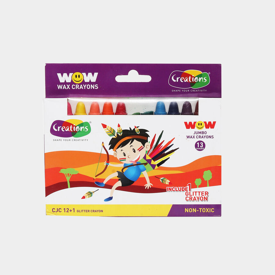 Jumbo Wax Crayons (12 Shades), , large image number null