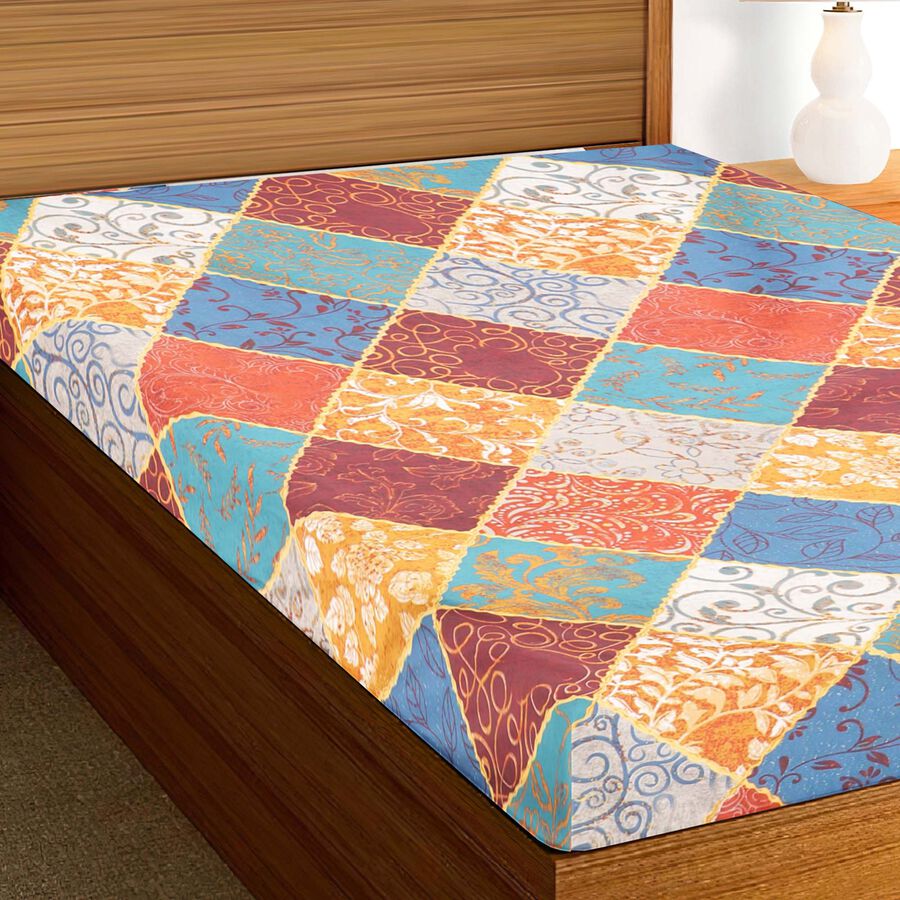 120 GSM Microfiber Single Bedsheet, , large image number null