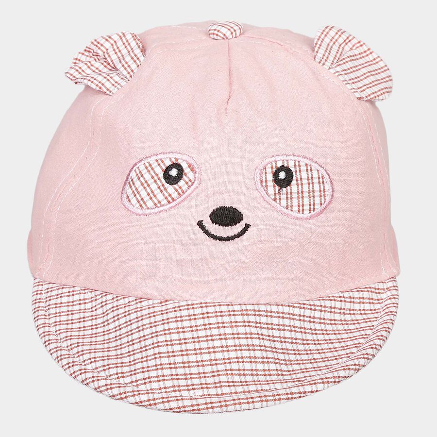 Kids' Light Pink Nylon Cap, , large image number null