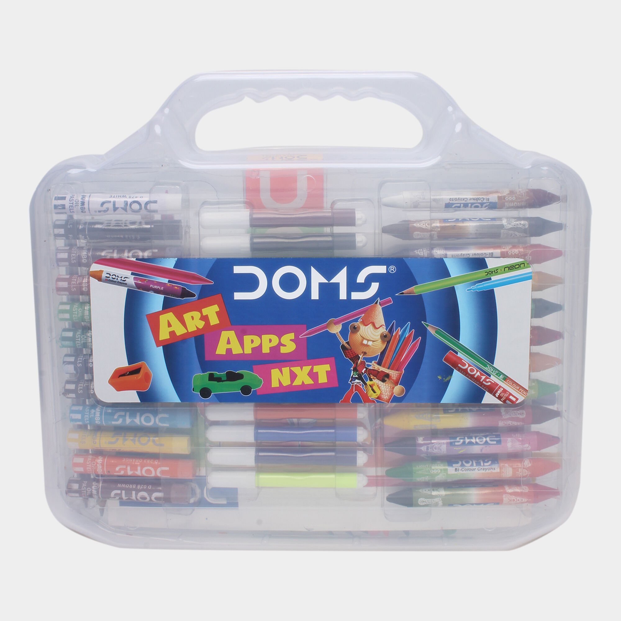Smart Kit bag school accessories Transparent Zipper Bag Art Set in Bag By  DOMS | eBay