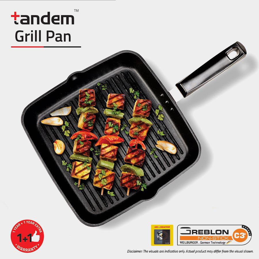 Buy Trishna Diecast Mini Grill Pan 145x130 mm Online at Best Prices in  India - JioMart.