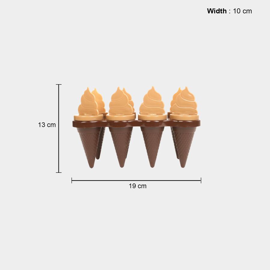 प्लास्टिक 8 मोल्ड कुल्फी मेकर, , large image number null