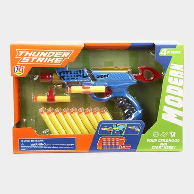Plastic Toy Gun, 11 Soft Bullets