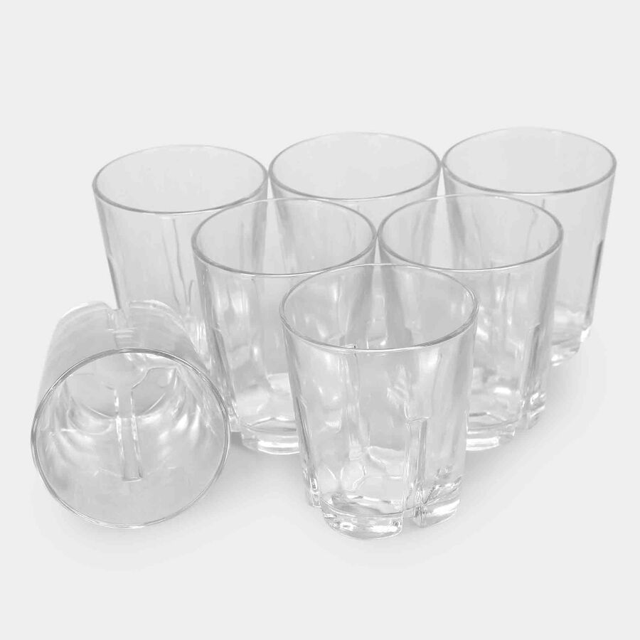 Glass Tumblers - Set Of 7, , large image number null