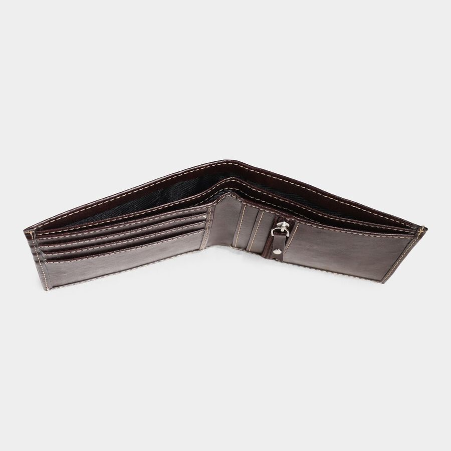 Men Polyurethane Bi-Fold Wallet, , large image number null