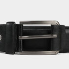 Men's Black Polyurethane Casual Belt, 38 in. Waist, , small image number null