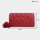 Women's 2 Compartment Polyurethane Long Wallet, , small image number null