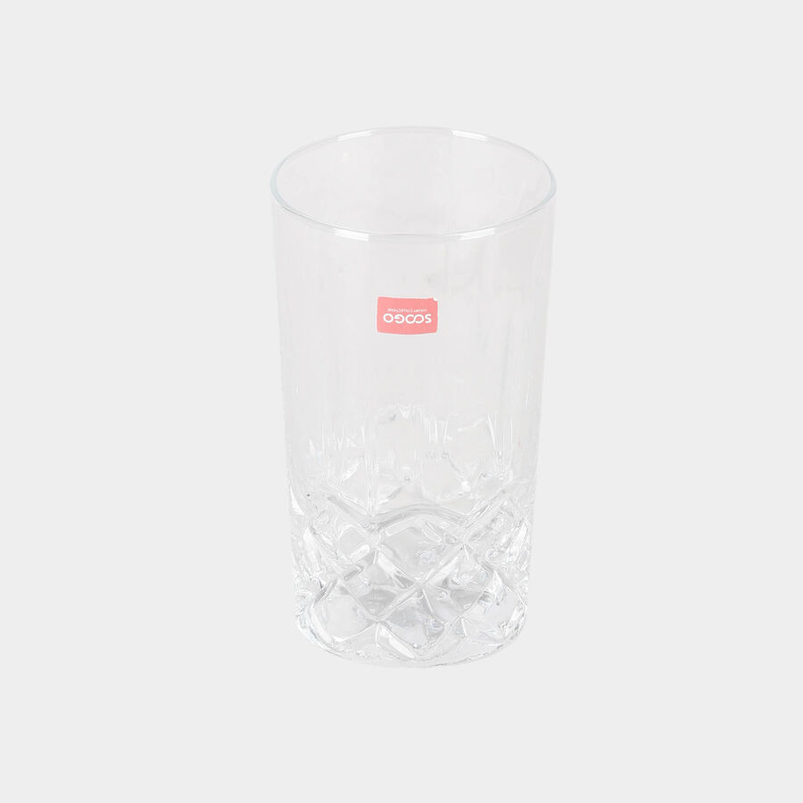 6 Pcs. Glass Tumbler -360 ml, , large image number null