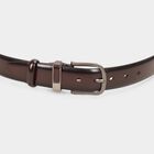 Men's Brown Polyurethane Casual Belt, Upto 38 In. Waist, , small image number null