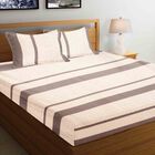 135 GSM Microfiber Double Bedsheet with 2 Pillow Covers, King Size, , small image number null
