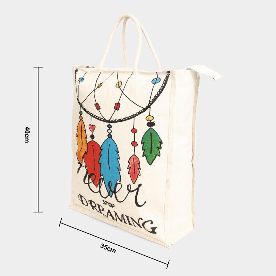 Women's 1 Compartment Canvas Large Shopper Bag, , large image number null