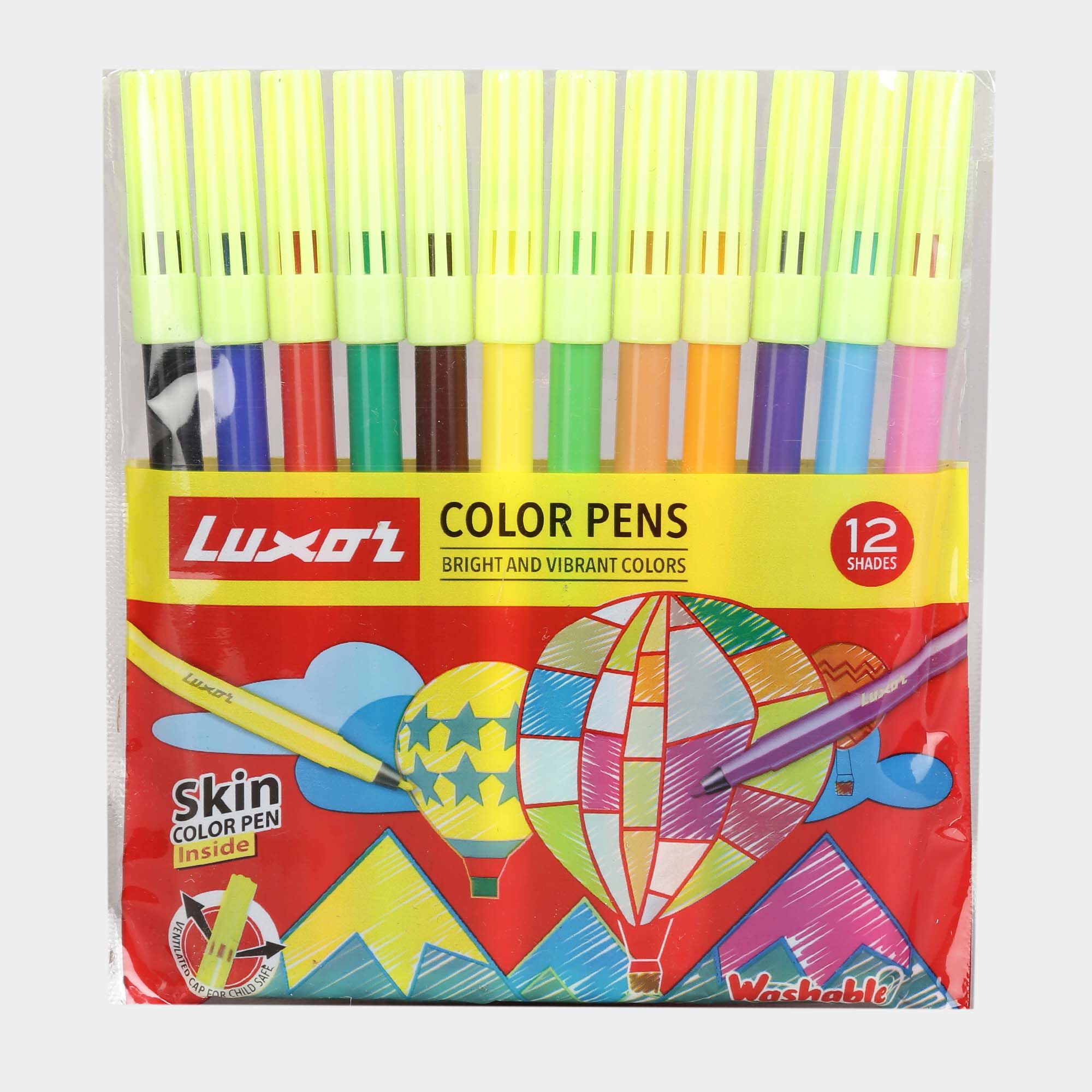 Classmate Colour Crew Sketch Pens 12 Shades - SCOOBOO - classmate