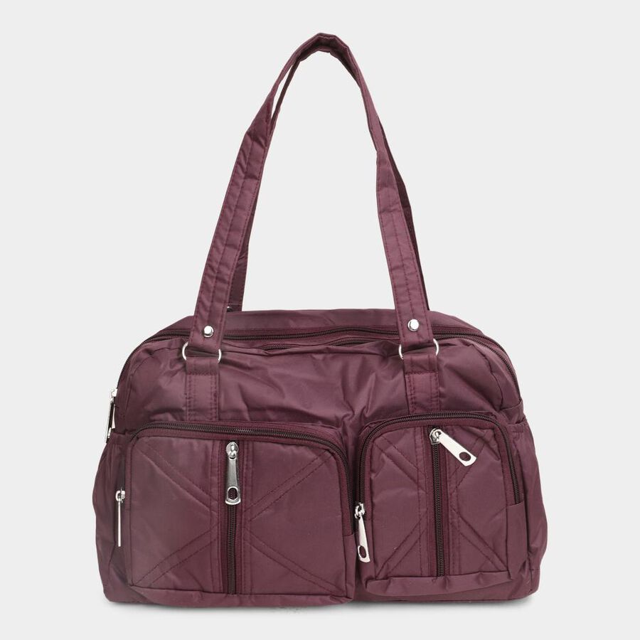 Women's 2 Compartment Medium Fabric Evening Bag , , large image number null