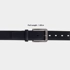 Men's Black Leather Belt, Upto 38 In. Waist, , small image number null