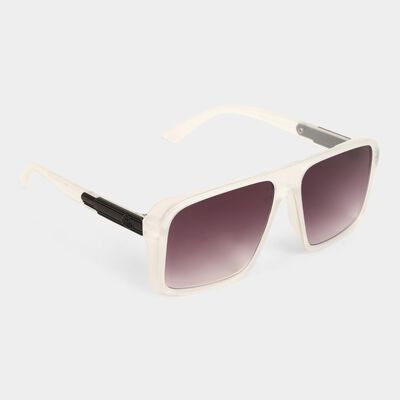 Men's Plastic Gradient Square Sunglasses