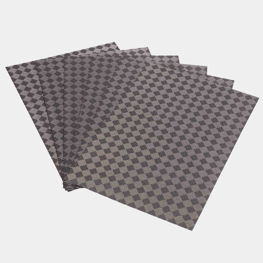 6 PVC Table Mats, 30 X 45 cm, Woven, , large image number null