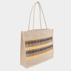 Women's 1 Compartment Jute Medium Tote Bag, , small image number null