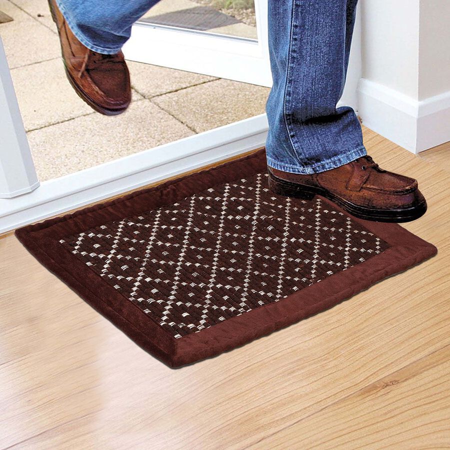 Cotton Blend Door Mat, Set of 2, , large image number null