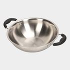 2 L Aluminum/Steel Kadhai, Induction Compatible, , small image number null