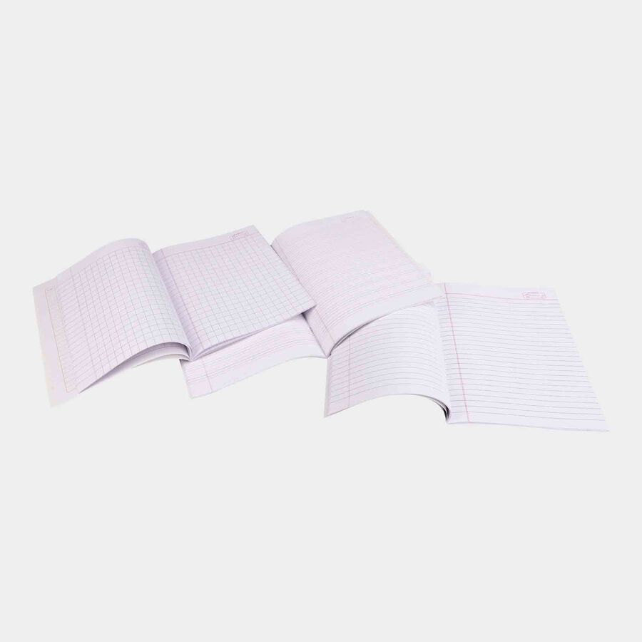 128 Page Ruled Notebook, Set of 3, , large image number null