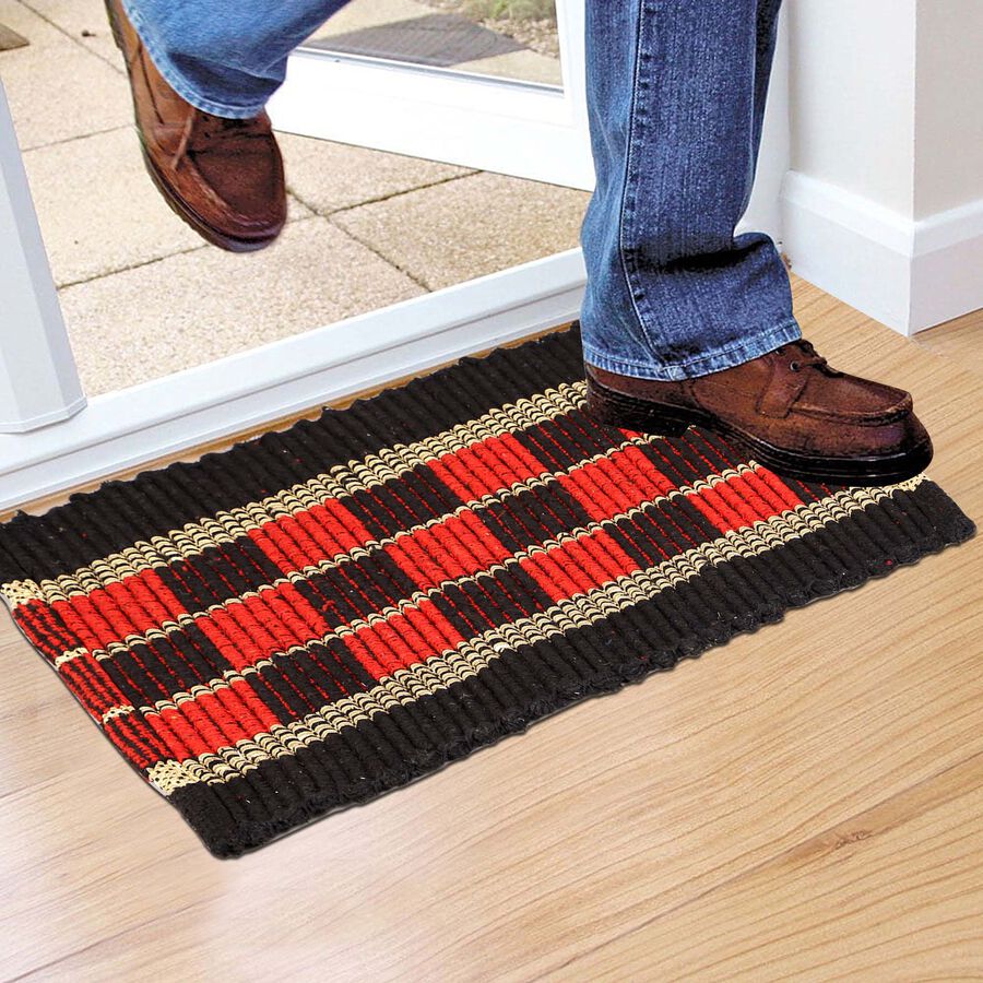 Cotton Blend Door Mat, , large image number null