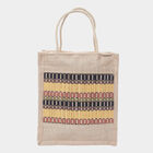 Women's 1 Compartment Jute Small Tote Bag, , small image number null