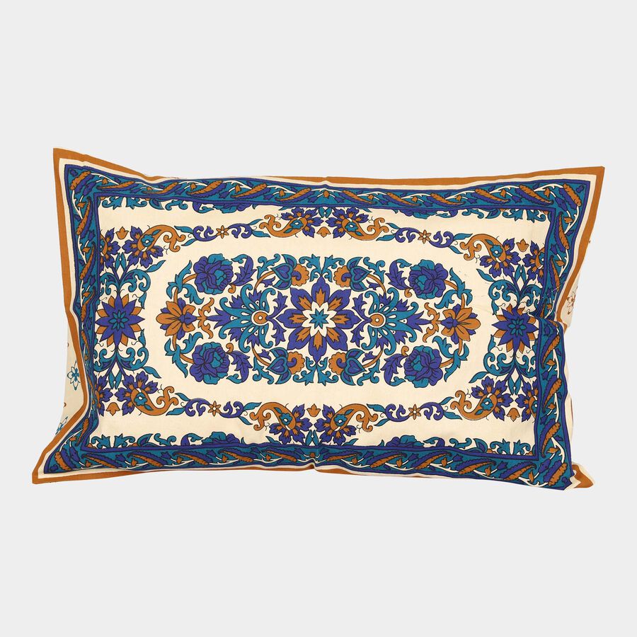 Printed Cotton Pillow Cover, , large image number null