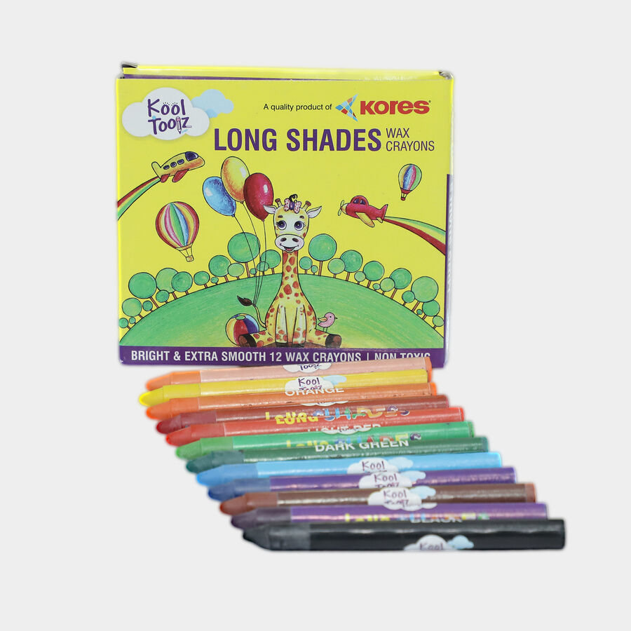 Long Shades Wax Crayons, , large image number null