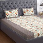 104 TC Cotton Double Bedsheet with 2 Pillow Covers, King Size, , small image number null