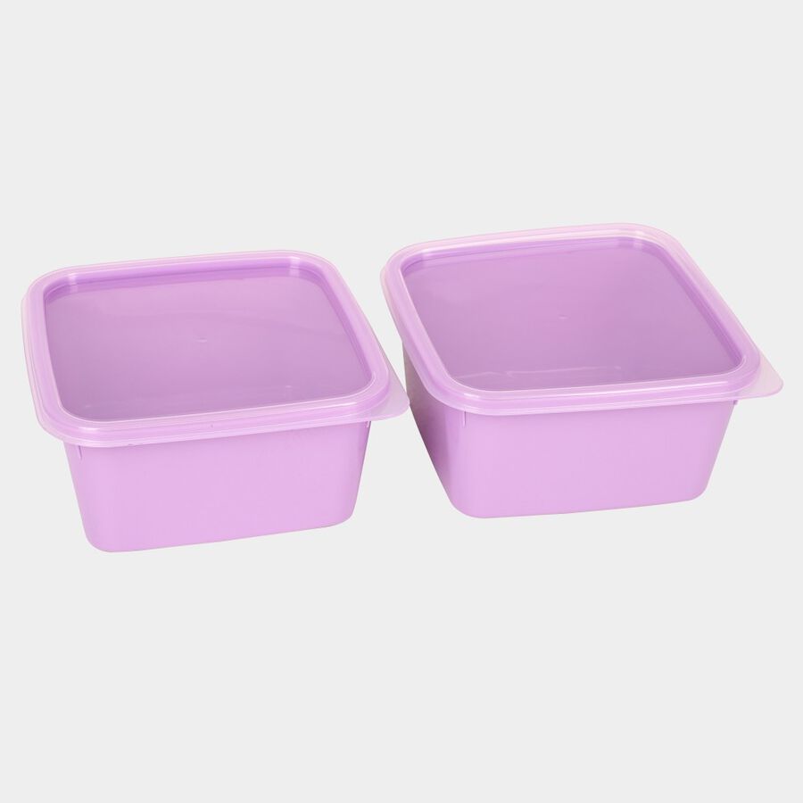 Air-Tight Plastic Container, Set of 2 - 800 ml, , large image number null