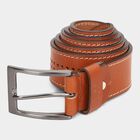 Men's Tan Leather Casual Belt, 38 in. Waist, , small image number null