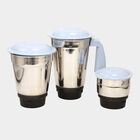 3 Jar Mixer Grinder 500W White, , small image number null