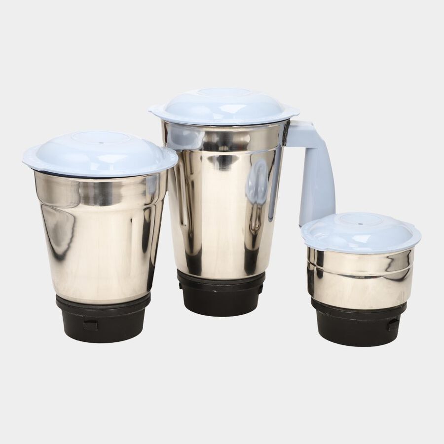 3 Jar Mixer Grinder 500W White, , large image number null