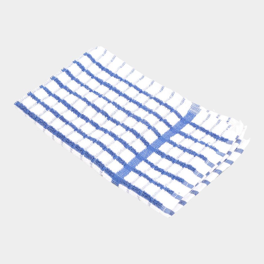 Cotton Kitchen Napkin, Blue, 30 cm X 50 cm, , large image number null