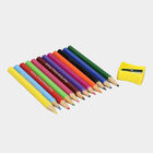 Colour Pencil Full Size With Sharpener (12 Shades), , small image number null