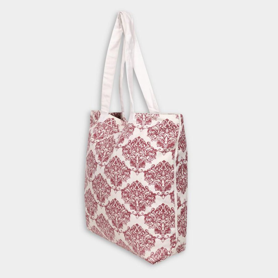 Women's 1 Compartment Medium Fabric Shopper Bag, , large image number null