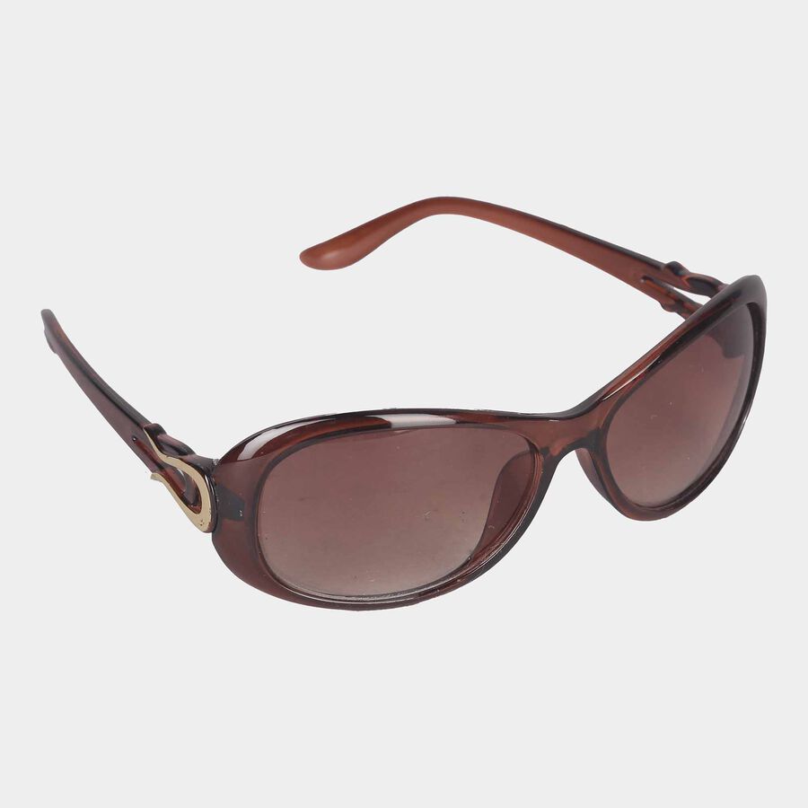 Women's Plastic Gradient Oval Sunglasses, , large image number null