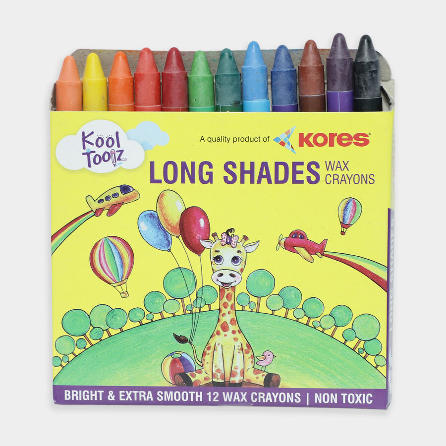 Long Shades Wax Crayons, , large image number null