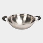 2 L Aluminum/Steel Kadhai, Induction Compatible, , small image number null