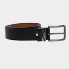 Men's Black Polyurethane Casual Belt, 38 in. Waist, , small image number null
