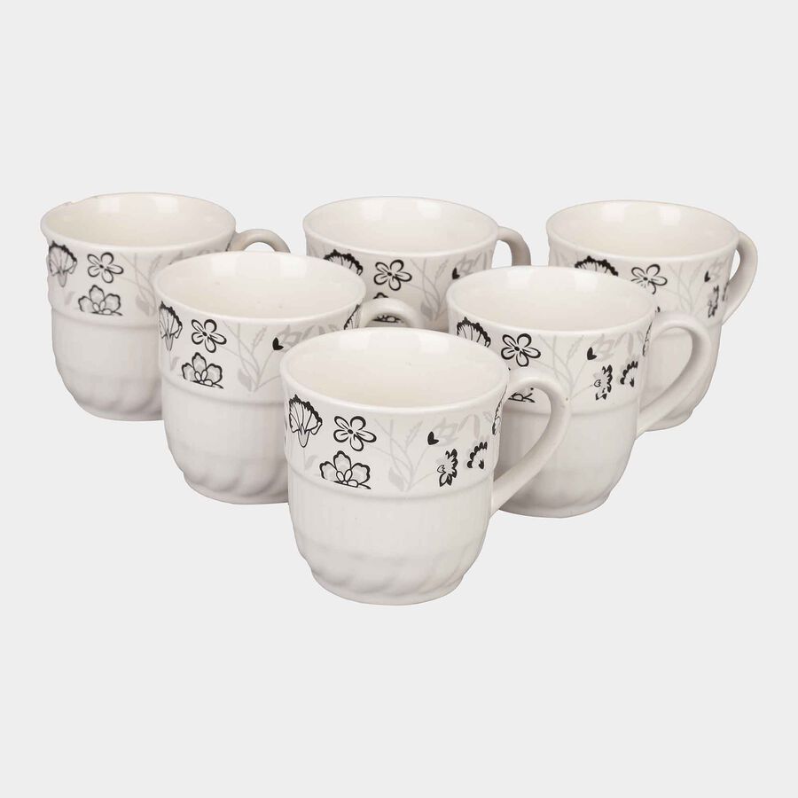 120 ml Stoneware Cup, Set of 6, , large image number null