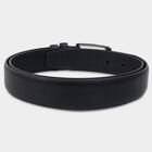 Men's Black Polyurethane Formal Belt, 38 in. Waist, , small image number null