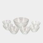 Glass Dessert Set - Set Of 7, , small image number null