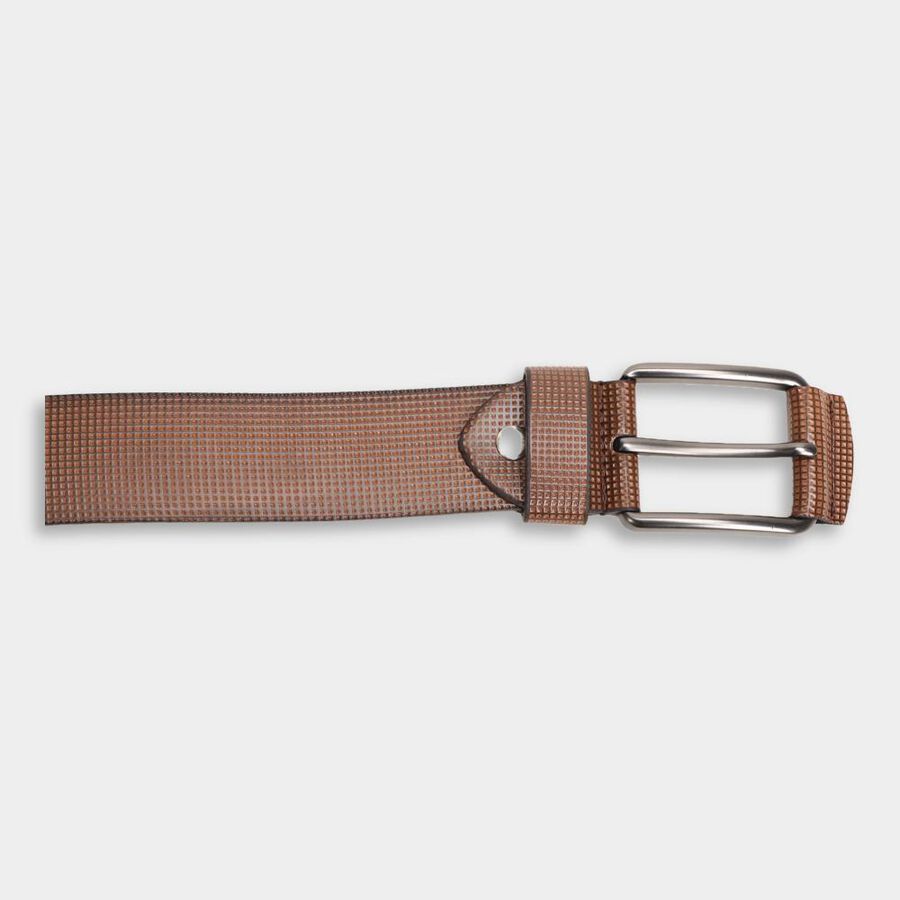 Men's Tan Polyurethane Casual Belt, 38 in. Waist, , large image number null