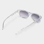 Kids' Plastic Clear Glass Wayfarer Sunglasses, , small image number null